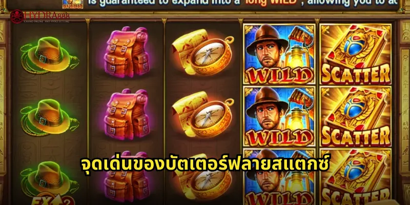 จุดเด่นของบัตเตอร์ฟลายสแตกซ์